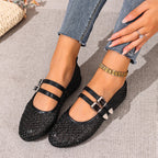 Summer women's daily commuting comfortable flat sandals