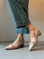 Autumn women's bow slip-on commuter casual shoes