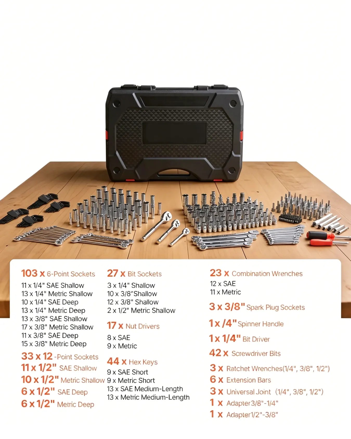 Complete Garage Tool System: 308-Piece Mechanics Set for Auto & DIY