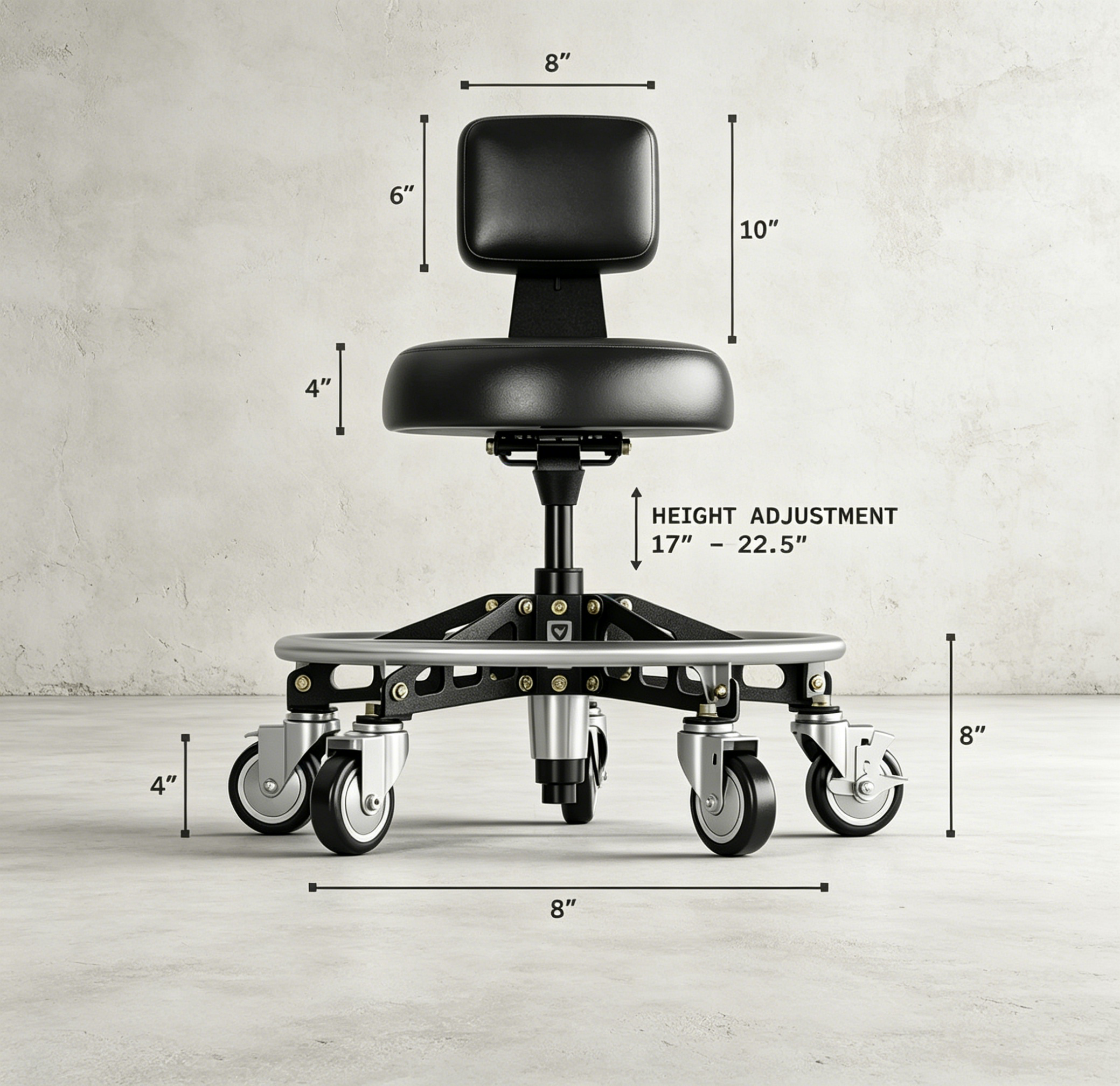 3-Piece Heavy Duty Shop Stool Set · USA Made
