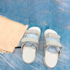 Women's Summer Beach Fashion Flat Leather Sandals