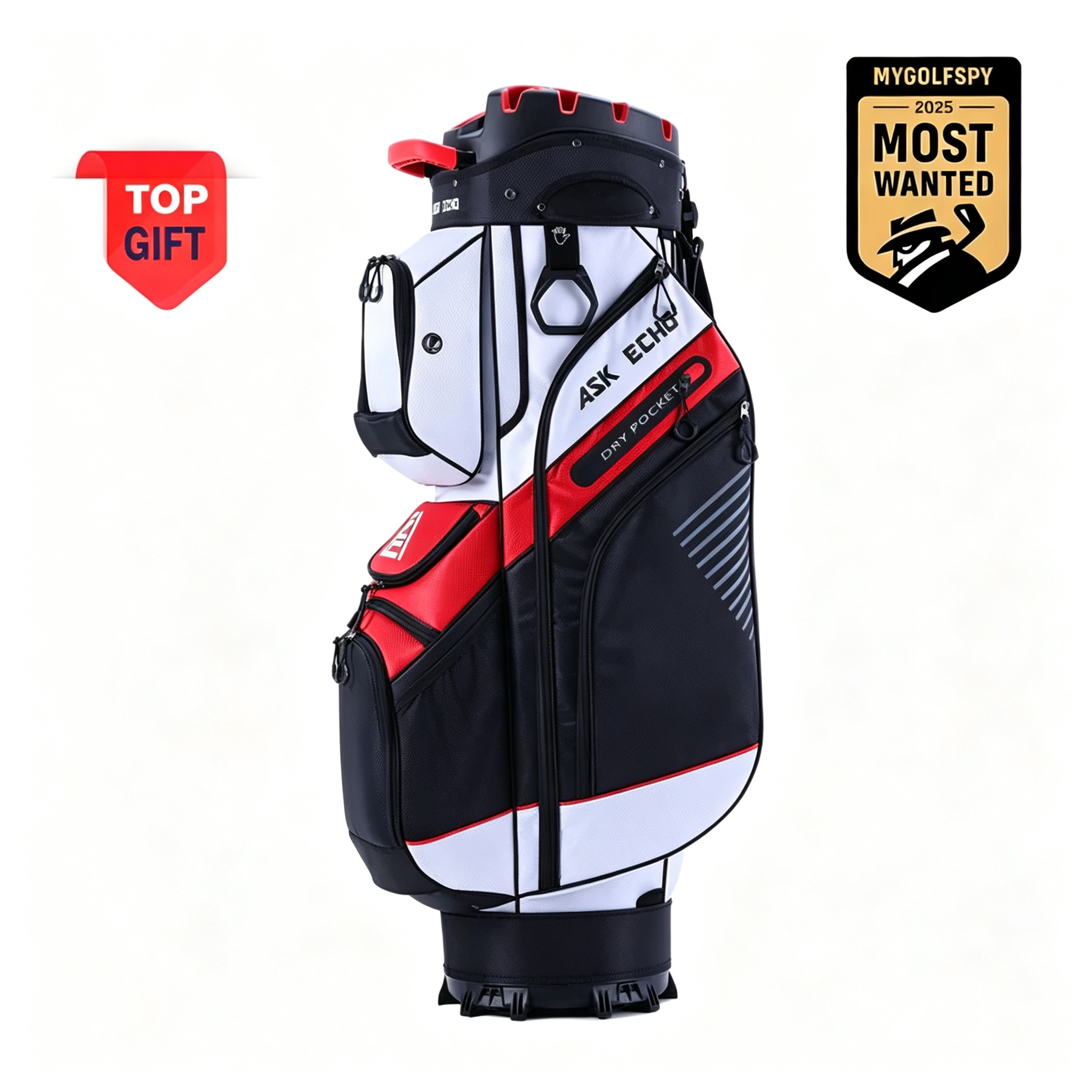 14-Way Silent Divider Golf Cart Storage Bag