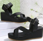 Women's Wedge Platform Ankle Strap Sandals
