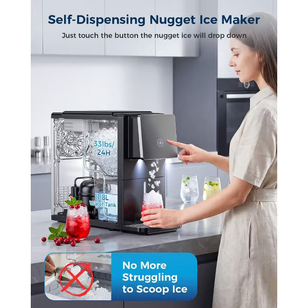 Touchless Countertop Nugget Ice Maker