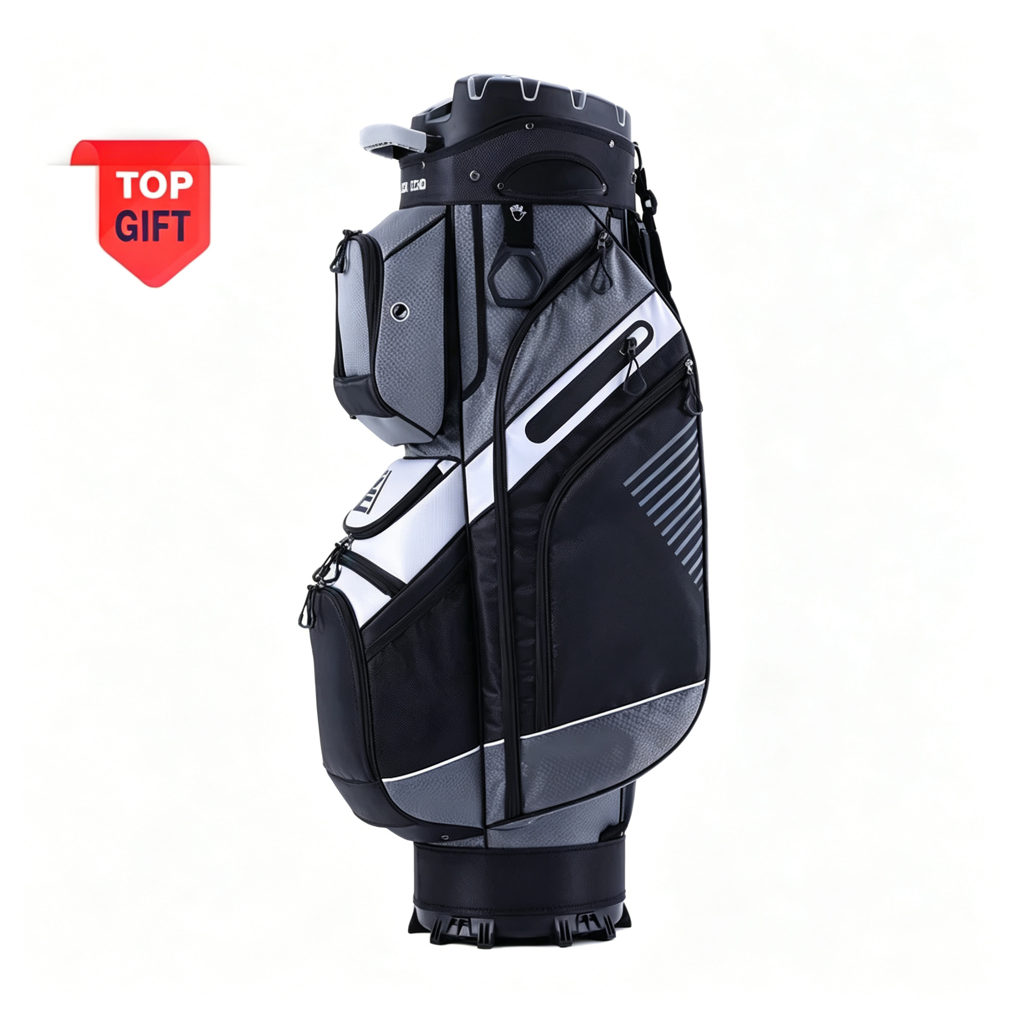 14-Way Silent Divider Golf Cart Storage Bag