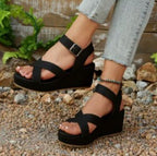Women's Wedge Platform Ankle Strap Sandals