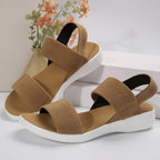 Summer women's elastic strap thick sole sandals