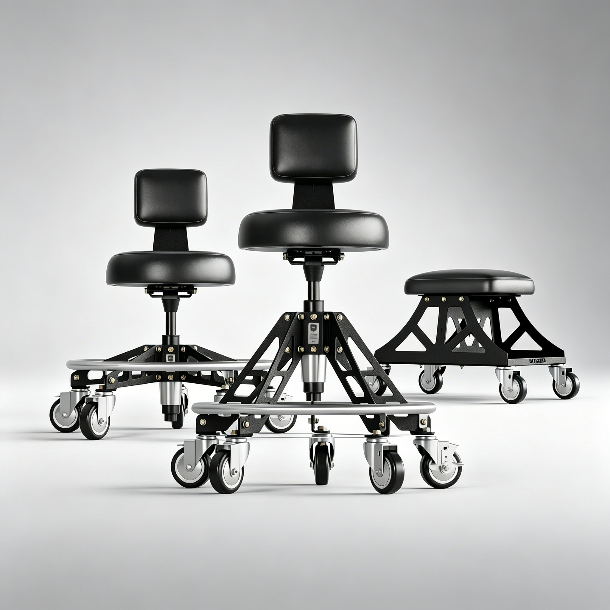 3-Piece Heavy Duty Shop Stool Set · USA Made